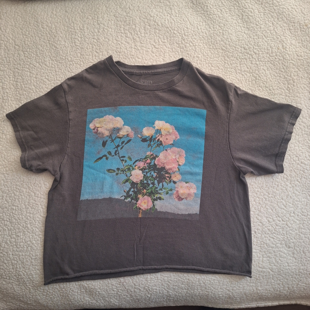 Mighty Fine Gray Crew Neck Tee